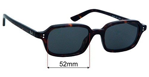 Ray-Ban RB4455 Zuri 52mm Replacement Lenses